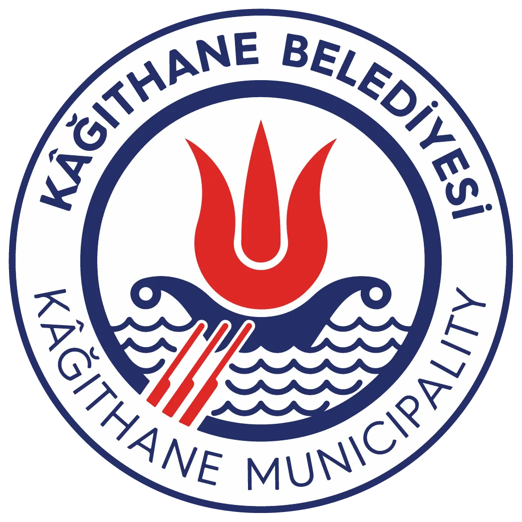 Logo of the Kagithane Municipality.